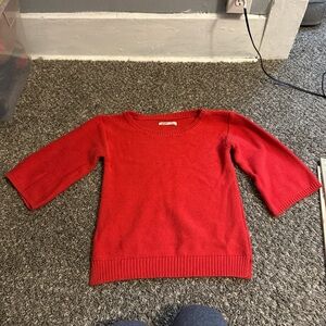 Old Navy Red Crewneck Women's Sweater